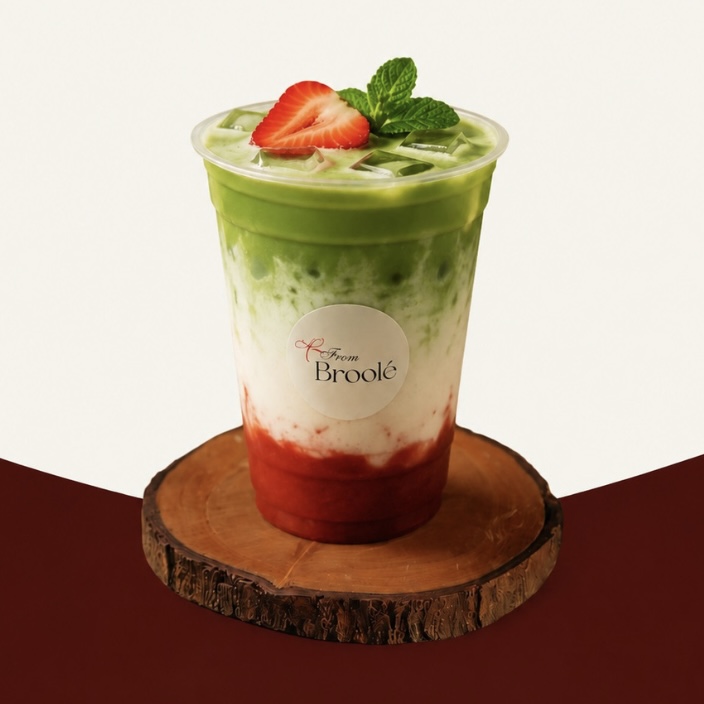 Strawberry Matcha Latte